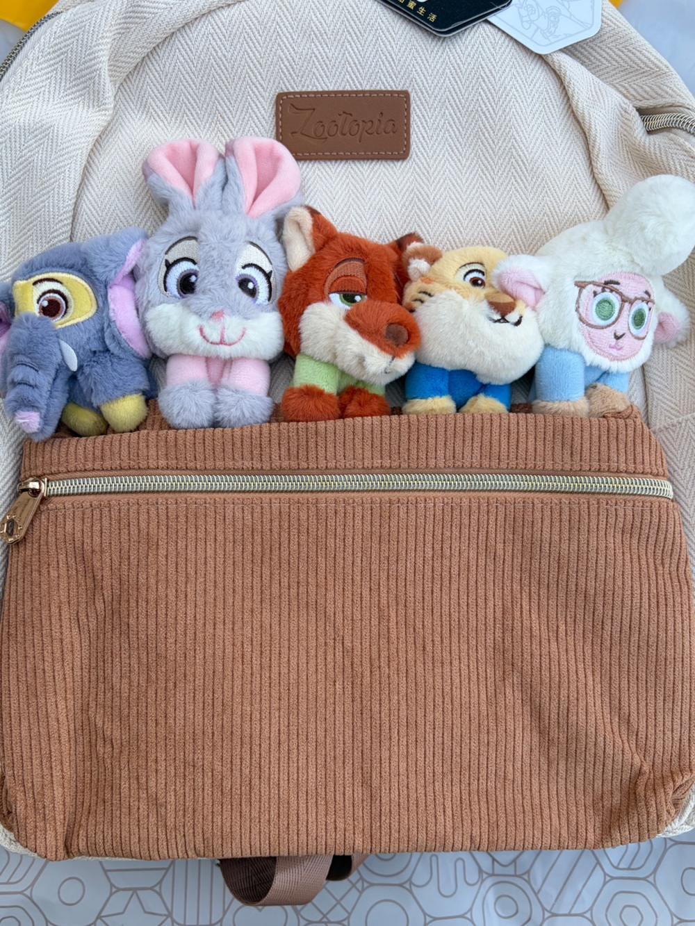 Disney Zootopia Meet My Friends Backpack Judy Nick Flash New With Tags - Picture 2 of 10